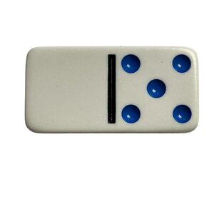 Double Nine Dominoes Replacement Tile 0 5 Color Dot Vintage 1998 mq